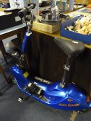 Battery Powered Electric Scooter with Charger - Spare Keys and Instruction Book