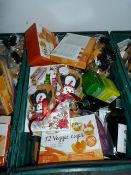 *Mixed box of Groceries containing Turkish Delight - Ciders - Shortbread etc