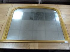 Gilt Framed Over Mantle Mirror