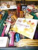 *Box containing Various Confectionery - Meringues - Crisps etc