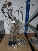 *Chrome and Crystal Light Fitting