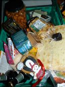 *Mixed box of Groceries containing Ciders - Shortbreads - Biscuits etc