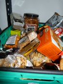 *Mixed box of Groceries containing Peanut Butter Pretzels - Christmas Biscuits - Hazelnut Cakes etc