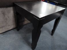 Contemporary Black Occasional Table