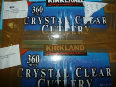 *KS CRYSTAL CLEAR CUTLERY