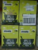 *4 Cartons of Stoates Apple and Cinnamon Porridge