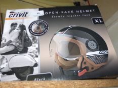 Crivet Open Faced Trendy Look Helmet Size XL