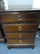 Stag Minstrel Mahogany Chest of 4 Drawers