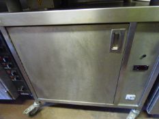 *Stainless Steel Mobile Hot Cupboard