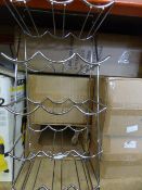 Chrome 15 Bottle Wine Rack