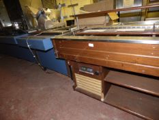 *Wood and Stainless Steel Salad Bar