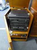 William Lawrence of Nottingham Hi-Fi Cabinet with sharp Music System