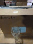 Box containing 19 Guinness Glasses and Box containing Assorted Wine and Other Glasses