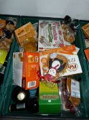 *Mixed box of Groceries containing Turkish Delight - Ciders - Shortbread etc