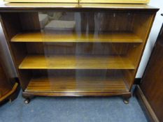 Mahogany Glazed Bookcase on Cabriole Legs
