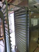 Galvanised Baker's Trolley