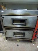 *2 Deck Single Phase Pizza Oven