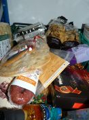 *Mixed box of Groceries containing Turkish Delights - Salami - etc