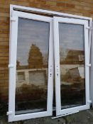*Pair of UPVC Patio Doors 6ft x 7ft