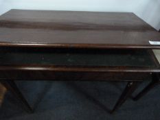 Mahogany Fold Over Card Table