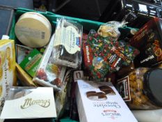 *Mixed Box of Groceries including Peanut Butter Pretzels - Ciders etc