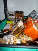 *Mixed box of Groceries containing Peanut Butter Pretzels - Christmas Biscuits - Hazelnut Cakes etc