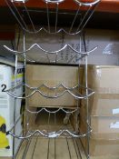 Chrome 15 Bottle Wine Rack
