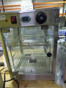 *Stainless Steel and Glass Heated Display Unit - REF E19