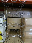 Chrome 15 Bottle Wine Rack