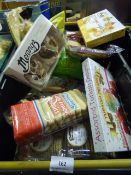 *Box containing Mixed Snacks - Nibbles - Ciders - Dressings etc