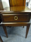 Stag Minstrel Mahogany Bedside Cabinet