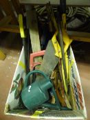 Box containing Assorted Hand Saws
