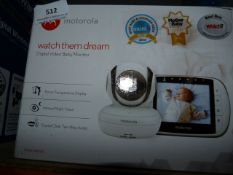 *MOTOROLA MBP36S BABY VIDEO AND AUDIO MONITOR