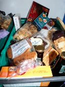 *Mixed box of Groceries containing Ciders - Shortbreads - Biscuits etc