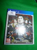 *PS4 GAME SLEEPING DOGS DEFINITIVE EDITION CERTIFICATE 18