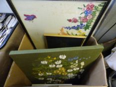 Box containing Tapestry's and Embroideries
