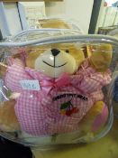 2 Cherry Pit Bear Gift Sets - Pink