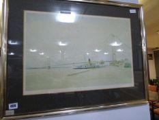 Signed Print of The Lincoln Castle and Humber Bridge