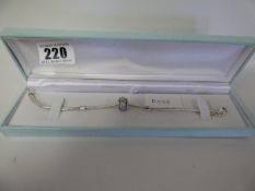 Silver Pandora Style Bracelet with Charm