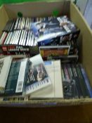Box containing Audio Books - CDs etc