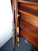 4 Boat Rods and 2 Reels