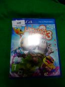 *PS4 GAME LITTLE BIG PLANET 3 CERTIFICATE 7