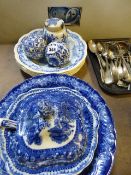 Assorted Blue and White Ware including Ginger Jars – Bowls etc