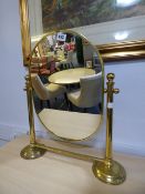 Brass Toilet Mirror