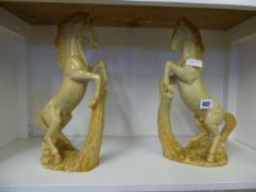 Pair of Prancing Horses