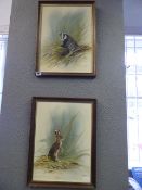 2 Oils on Board Depicting Wildlife
