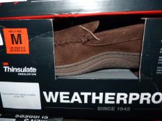 *WEATHERPROOF MENS SLIPPER SIZE 8-9