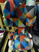 Multi Coloured Booster Seat