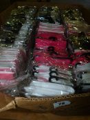 Box of Pink Fluorescent Fish Net and other Tights