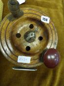 Wood Fishing Reel